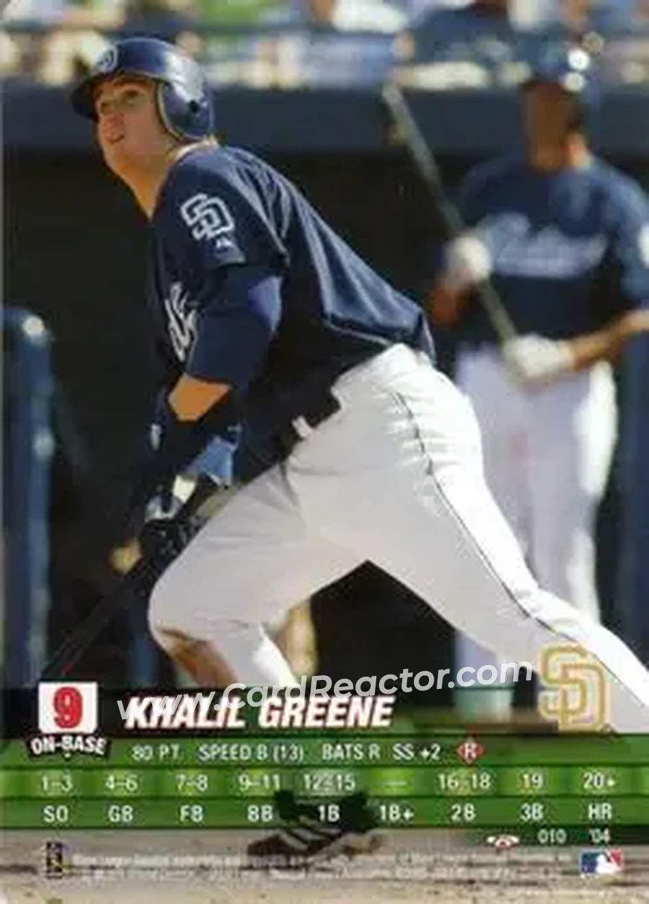 2004 MLB Showdown Trading Deadline #010 - Khalil Greene - San Diego Padres - Front 2004 MLB Showdown Trading Deadline #010 - Khalil Greene - San Diego Padres - Front