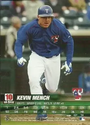 2004 MLB Showdown Trading Deadline #027 - Kevin Mench - Texas Rangers