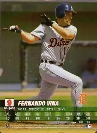 2004 MLB Showdown Trading Deadline #035 - Fernando Vina - Detroit Tigers