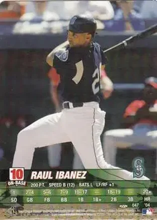 2004 MLB Showdown Trading Deadline #047 - Raul Ibanez - Seattle Mariners