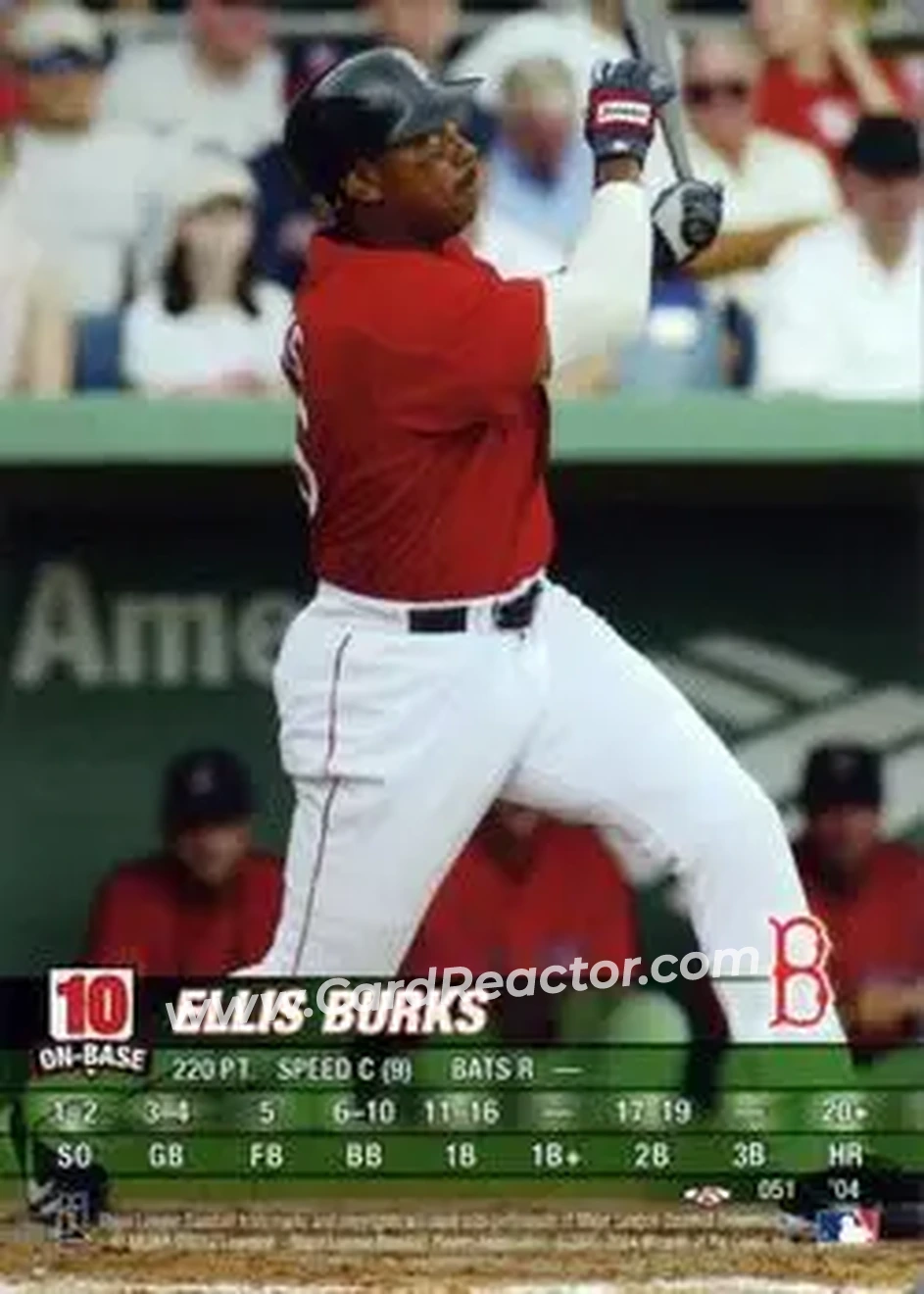 2004 MLB Showdown Trading Deadline #051 - Ellis Burks - Boston Red Sox - Front