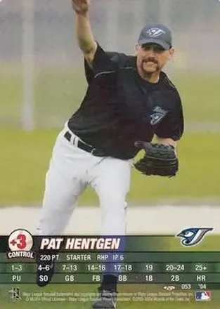 2004 MLB Showdown Trading Deadline #053 - Pat Hentgen - Toronto Blue Jays