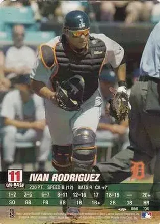 2004 MLB Showdown Trading Deadline #056 - Ivan Rodriguez - Detroit Tigers