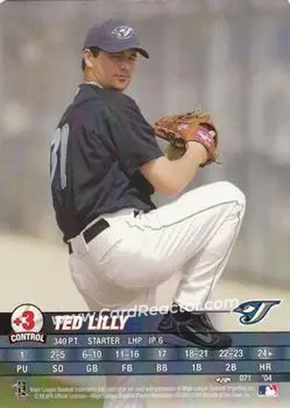 2004 MLB Showdown Trading Deadline #071 - Ted Lilly - Toronto Blue Jays - Front 2004 MLB Showdown Trading Deadline #071 - Ted Lilly - Toronto Blue Jays - Front