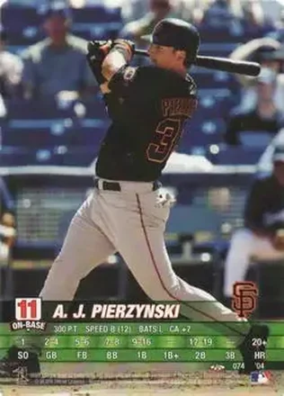 2004 MLB Showdown Trading Deadline #074 - A.J. Pierzynski - San Francisco Giants