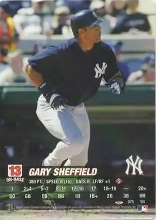 2004 MLB Showdown Trading Deadline #075 - Gary Sheffield - New York Yankees