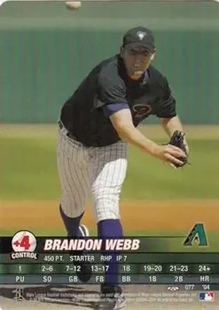 2004 MLB Showdown Trading Deadline #077 - Brandon Webb - Arizona Diamondbacks