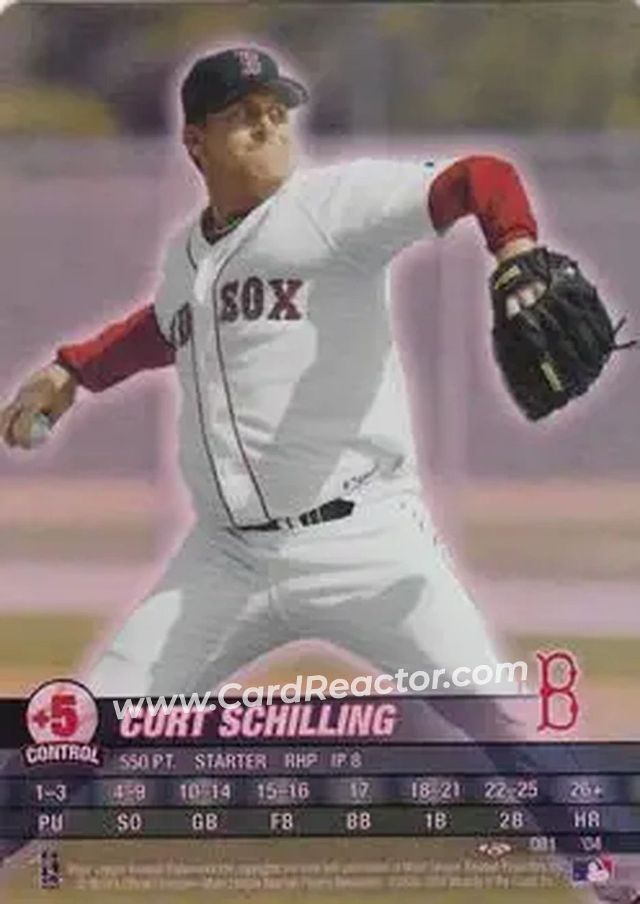 2004 MLB Showdown Trading Deadline #081 - Curt Schilling - Boston Red Sox - Front