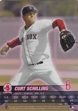 2004 MLB Showdown Trading Deadline #081 - Curt Schilling - Boston Red Sox