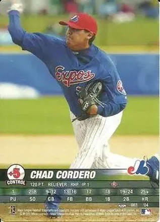 2004 MLB Showdown Trading Deadline #083 - Chad Cordero - Montreal Expos