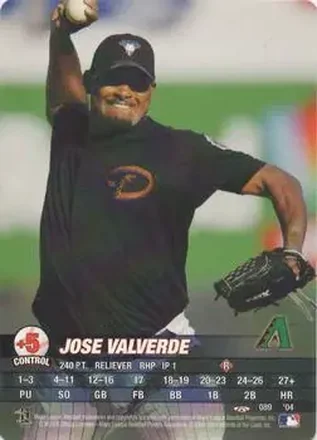 2004 MLB Showdown Trading Deadline #089 - Jose Valverde - Arizona Diamondbacks