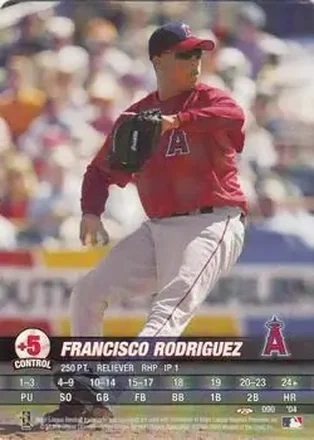 2004 MLB Showdown Trading Deadline #090 - Francisco Rodriguez - Anaheim Angels