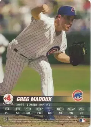 2004 MLB Showdown Trading Deadline #095 - Greg Maddux - Chicago Cubs