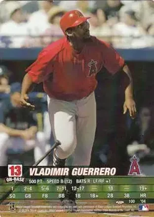 2004 MLB Showdown Trading Deadline #100 - Vladimir Guerrero - Anaheim Angels