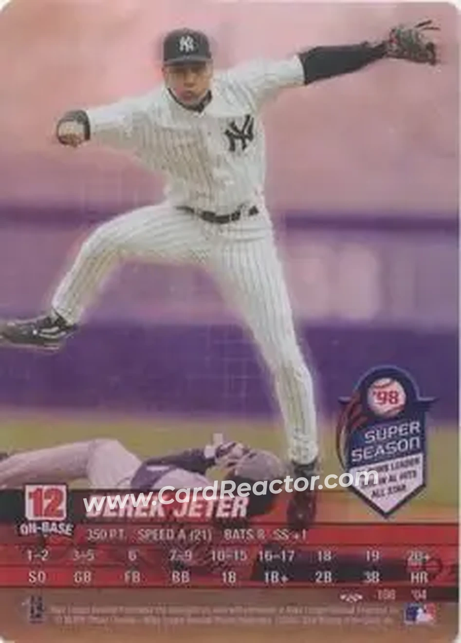 2004 MLB Showdown Trading Deadline #108 - Derek Jeter - New York Yankees - Front 2004 MLB Showdown Trading Deadline #108 - Derek Jeter - New York Yankees - Front