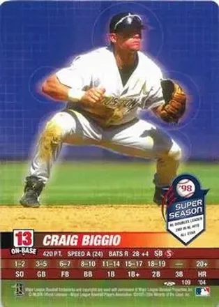 2004 MLB Showdown Trading Deadline #109 - Craig Biggio - Houston Astros