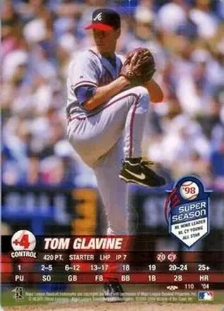 2004 MLB Showdown Trading Deadline #110 - Tom Glavine - Atlanta Braves