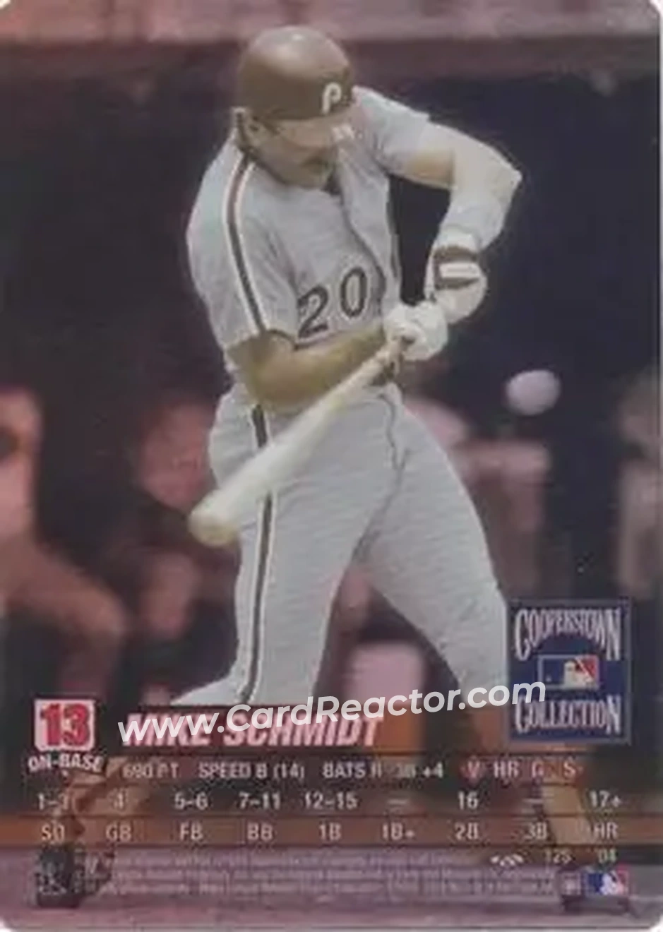2004 MLB Showdown Trading Deadline #125 - Mike Schmidt - Philadelphia Phillies - Front