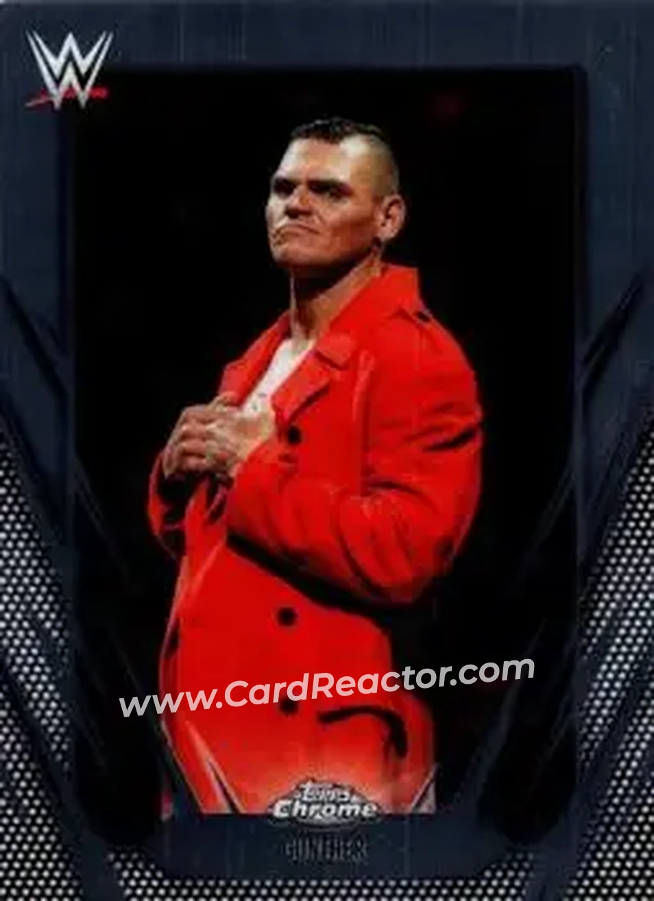 2026 Topps Chrome WWE #8 - Gunther - Front 2026 Topps Chrome WWE #8 - Gunther - Front