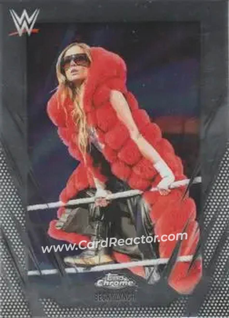 2026 Topps Chrome WWE #11 - Becky Lynch - Front 2026 Topps Chrome WWE #11 - Becky Lynch - Front
