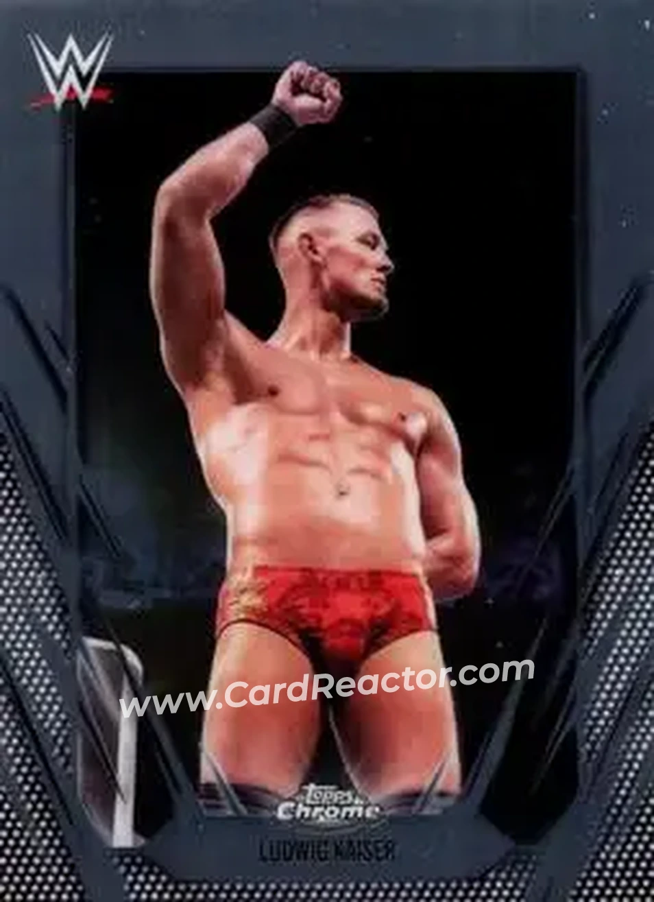 2026 Topps Chrome WWE #12 - Ludwig Kaiser - Front 2026 Topps Chrome WWE #12 - Ludwig Kaiser - Front