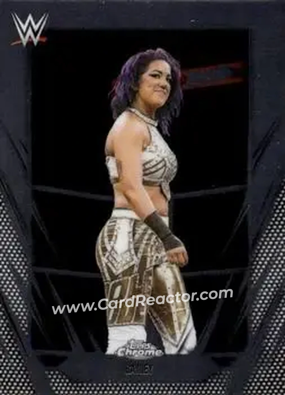 2026 Topps Chrome WWE #19 - Bayley - Front 2026 Topps Chrome WWE #19 - Bayley - Front