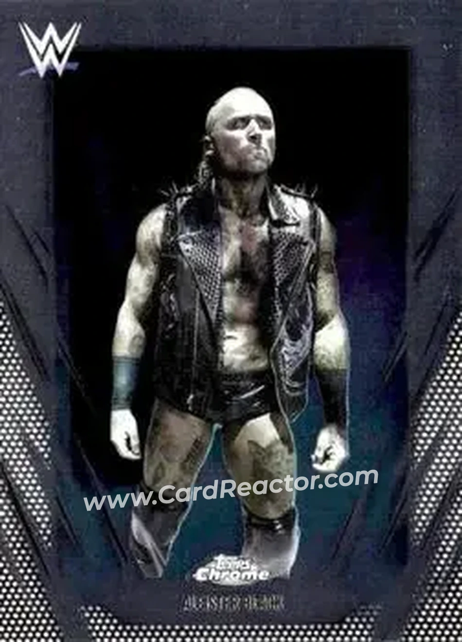 2026 Topps Chrome WWE #28 - Aleister Black - Front 2026 Topps Chrome WWE #28 - Aleister Black - Front
