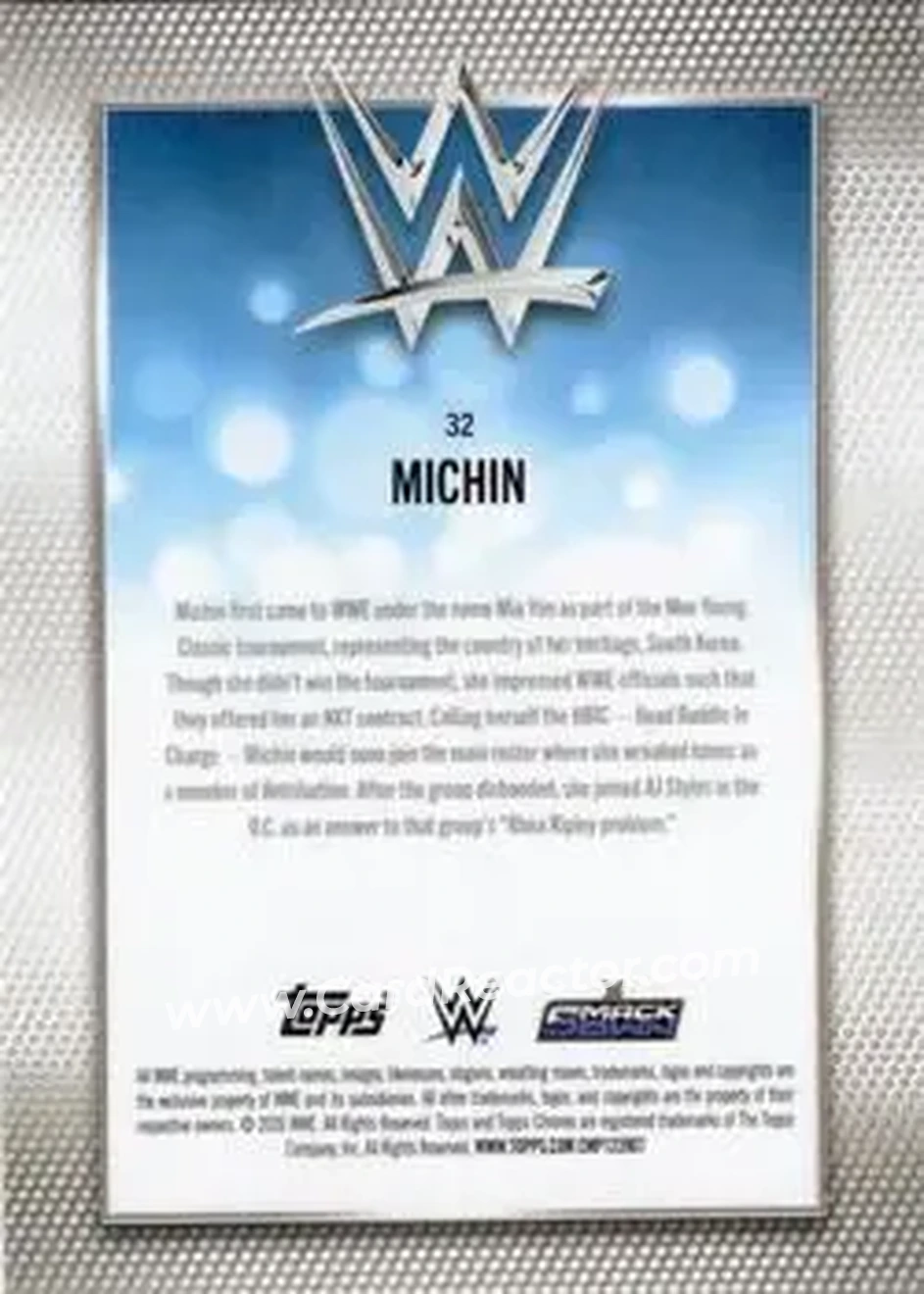 2026 Topps Chrome WWE #32 - Michin - Back