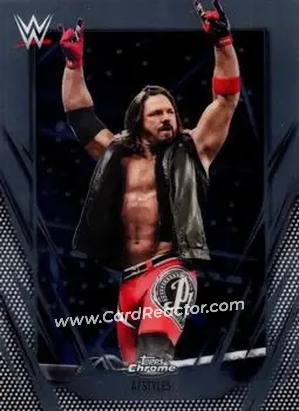 2026 Topps Chrome WWE #47 - AJ Styles - Front
