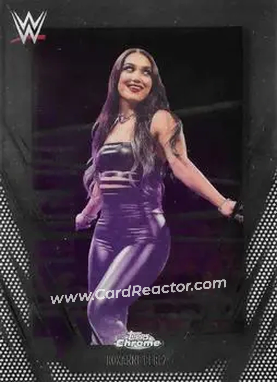 2026 Topps Chrome WWE #65 - Roxanne Perez - Front 2026 Topps Chrome WWE #65 - Roxanne Perez - Front