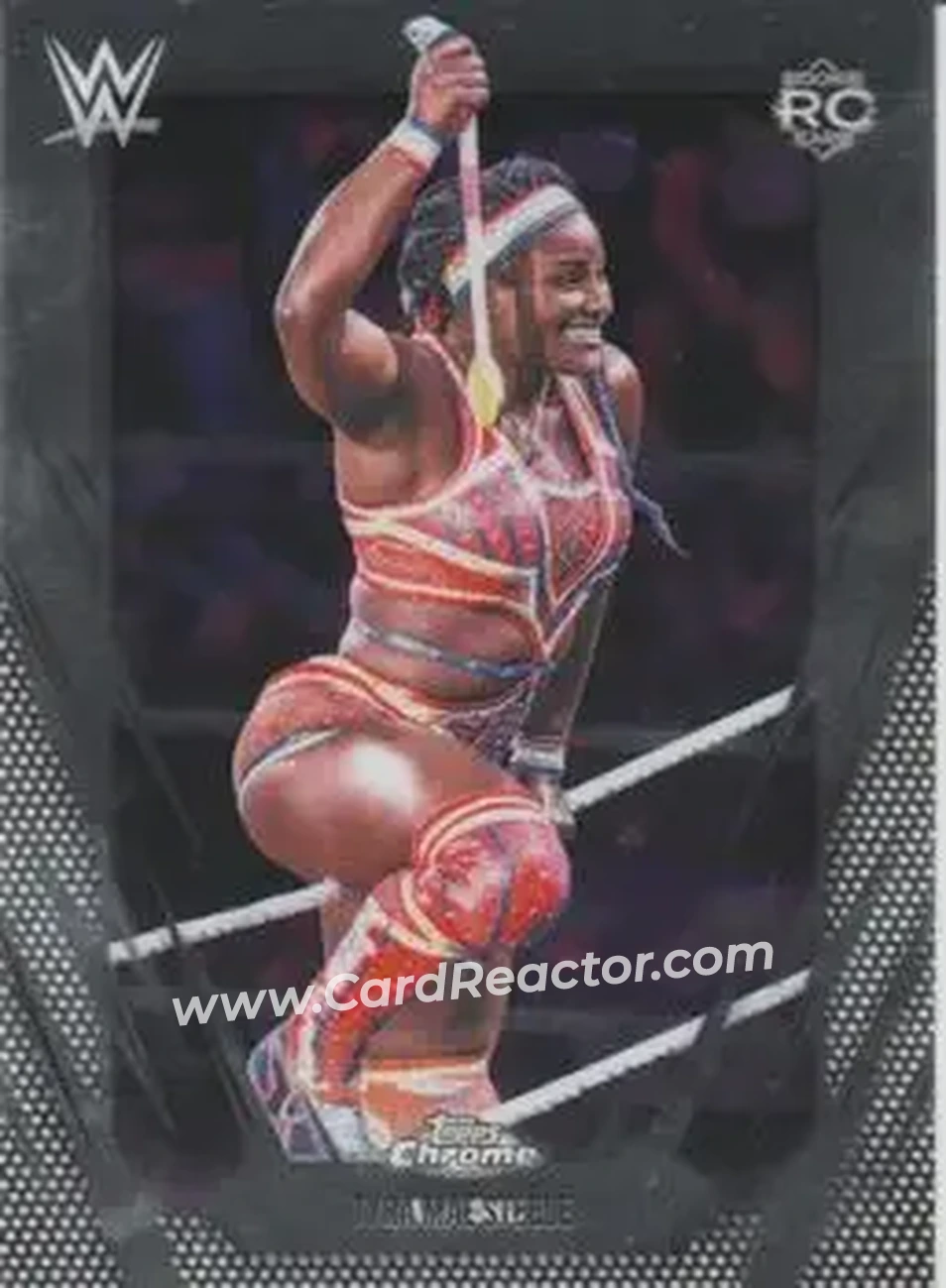 2026 Topps Chrome WWE #144 - Tyra Mae Steele - Front 2026 Topps Chrome WWE #144 - Tyra Mae Steele - Front