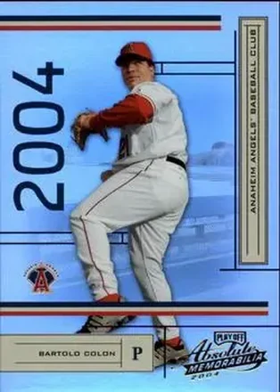2004 Playoff Absolute Memorabilia #4 - Bartolo Colon - Anaheim Angels