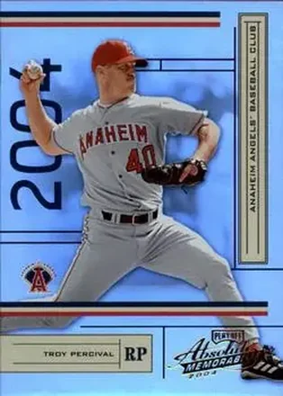 2004 Playoff Absolute Memorabilia #5 - Troy Percival - Anaheim Angels