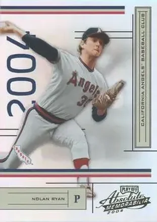 2004 Playoff Absolute Memorabilia #6 - Nolan Ryan - California Angels
