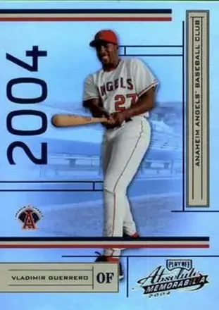 2004 Playoff Absolute Memorabilia #7 - Vladimir Guerrero - Anaheim Angels