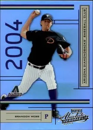 2004 Playoff Absolute Memorabilia #11 - Brandon Webb - Arizona Diamondbacks