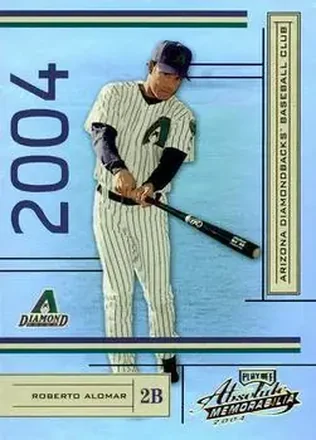 2004 Playoff Absolute Memorabilia #15 - Roberto Alomar - Arizona Diamondbacks