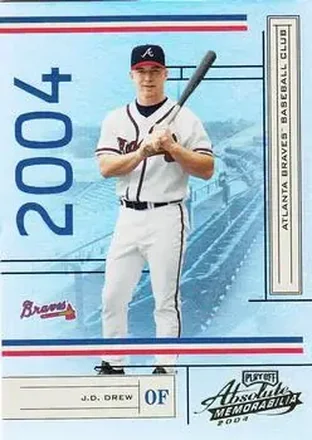2004 Playoff Absolute Memorabilia #20 - J.D. Drew - Atlanta Braves
