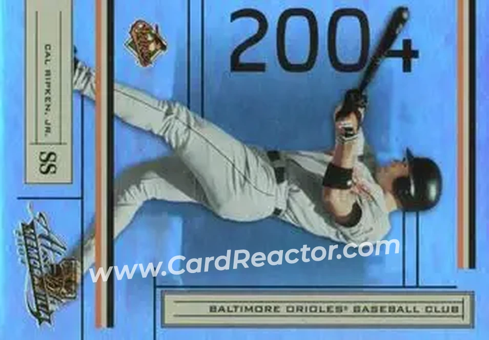 2004 Playoff Absolute Memorabilia #27 - Cal Ripken - Baltimore Orioles - Front