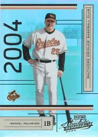 2004 Playoff Absolute Memorabilia #30 - Rafael Palmeiro - Baltimore Orioles