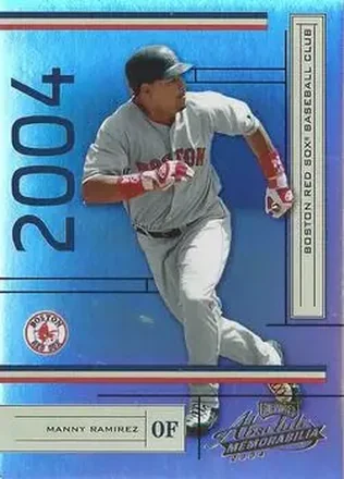 2004 Playoff Absolute Memorabilia #35 - Manny Ramirez - Boston Red Sox