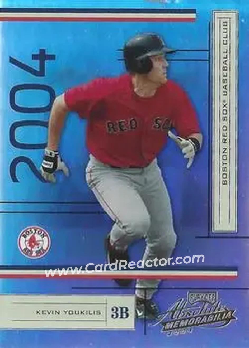2004 Playoff Absolute Memorabilia #41 - Kevin Youkilis - Boston Red Sox - Front