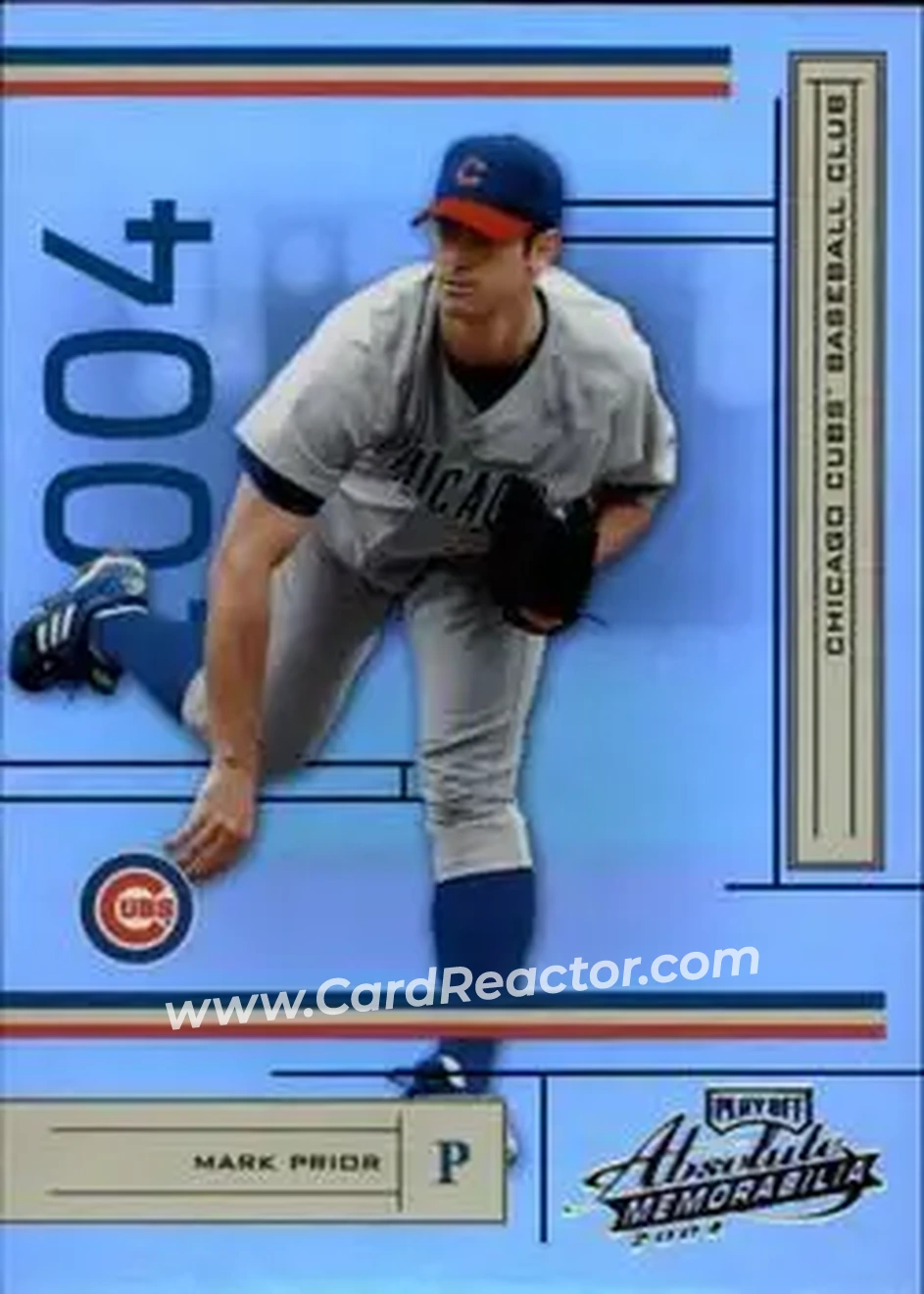 2004 Playoff Absolute Memorabilia #46 - Mark Prior - Chicago Cubs - Front