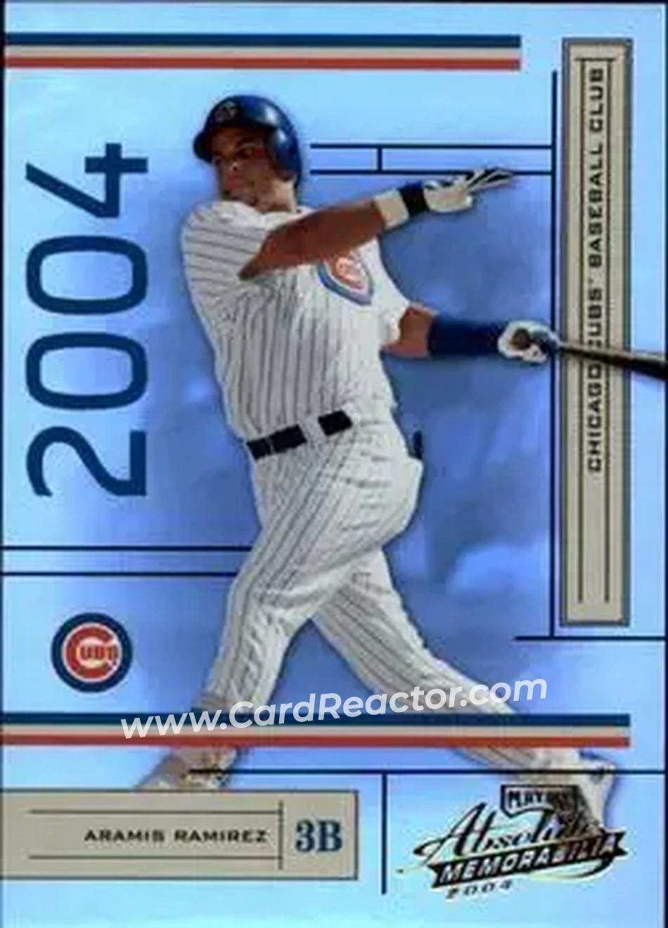 2004 Playoff Absolute Memorabilia #48 - Aramis Ramirez - Chicago Cubs - Front