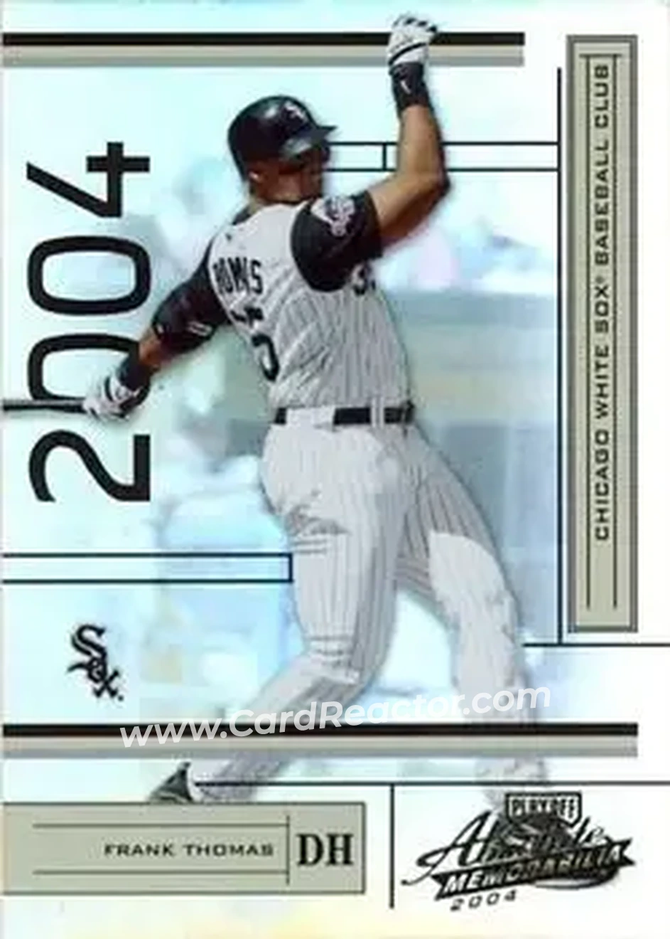 2004 Playoff Absolute Memorabilia #51 - Frank Thomas - Chicago White Sox - Front