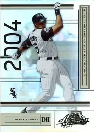 2004 Playoff Absolute Memorabilia #51 - Frank Thomas - Chicago White Sox