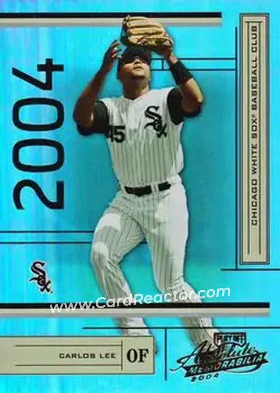 2004 Playoff Absolute Memorabilia #53 - Carlos Lee - Chicago White Sox - Front