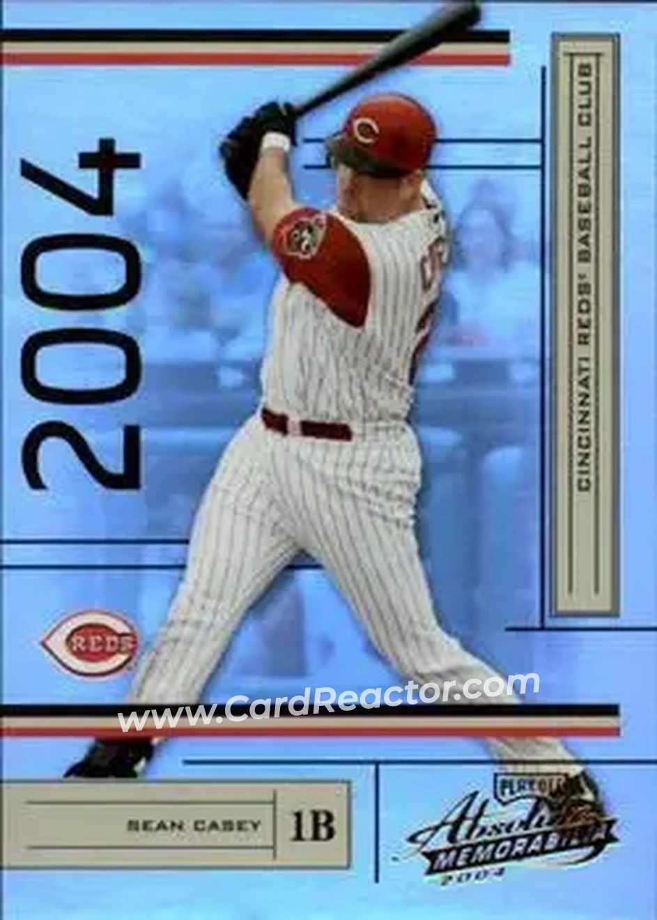 2004 Playoff Absolute Memorabilia #57 - Sean Casey - Cincinnati Reds - Front