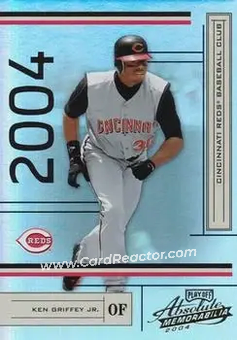 2004 Playoff Absolute Memorabilia #60 - Ken Griffey Jr. - Cincinnati Reds - Front