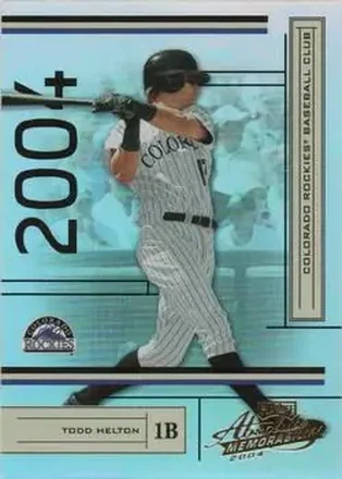 2004 Playoff Absolute Memorabilia #67 - Todd Helton - Colorado Rockies